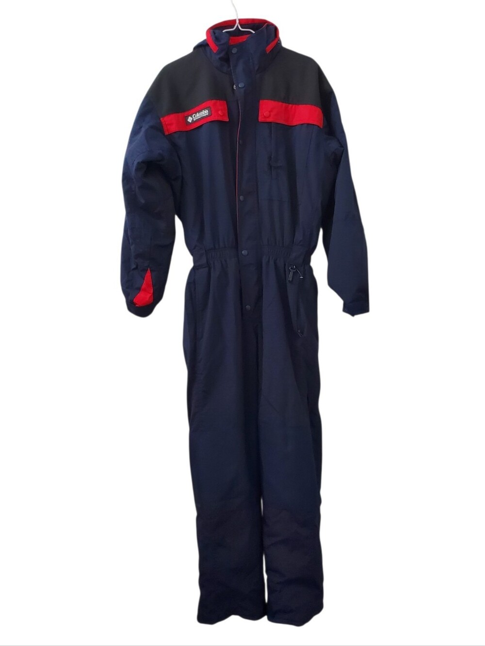 Columbia Vintage Tectonite Navy and Red Kids One-Piece Snow Suit (18-20)